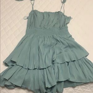 Turqoise, short jumpsuit. Never worn